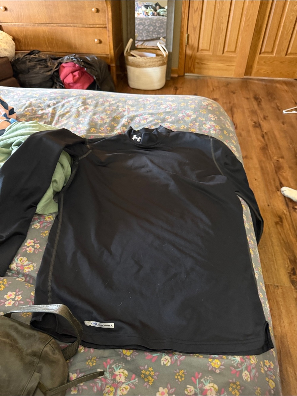Under Armour Black Crew Neck Performance Long Sleeve